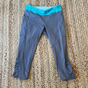 Gray Ivivva Capri Leggings; size S/M & girls 14